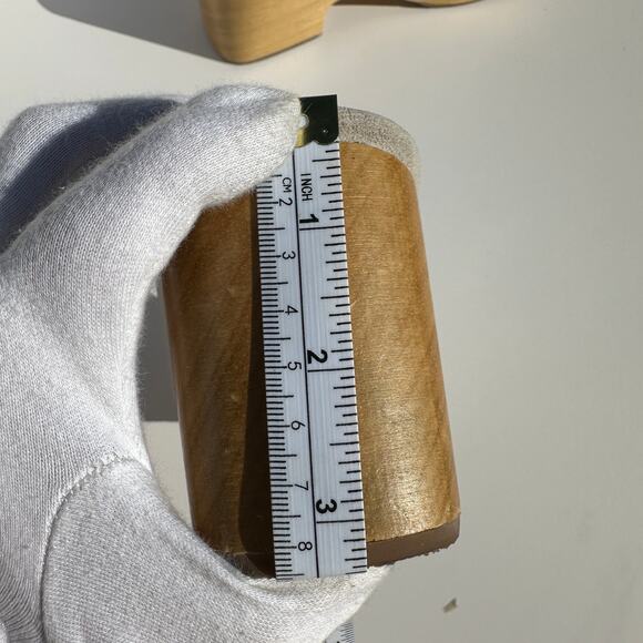 Rachel Comey Blaring Clog Nappa Leather Bone Neutral Grey Taupe Size 9 EUC - Picture 7 of 16